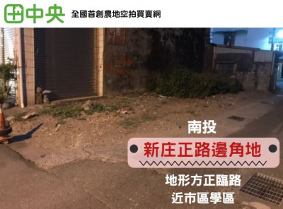 新庄正路邊角地