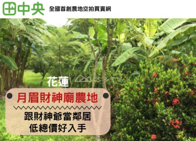 月眉財神廟招財進寶農地