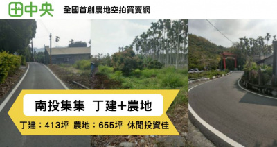 集集.龍泉火車站「丁建+農地」適休閒投資/出價談