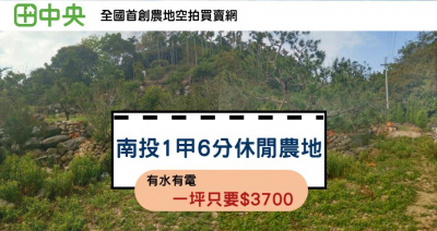 南崗工業區旁《休閒農地1甲6分》急售！