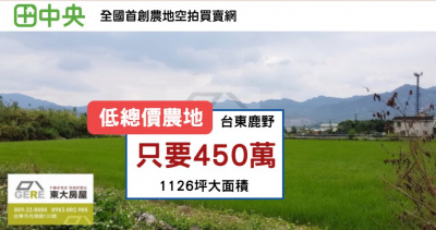瑞源村內路農地3.7分