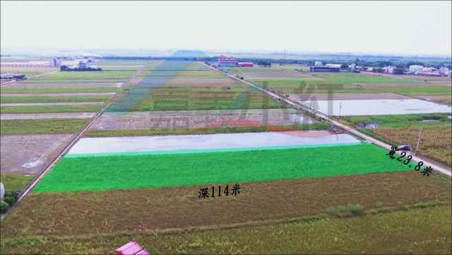 空拍環景...嘉義縣義竹鄉義竹農地**出售農地-1117**