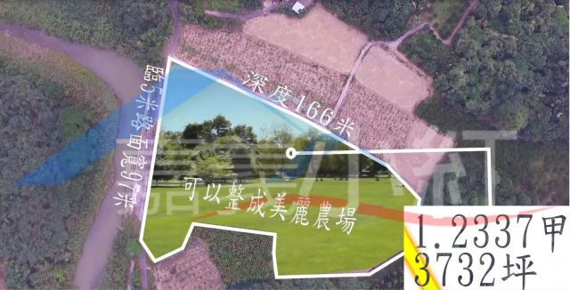 空拍環景..台南市白河區平坦農地每分90萬**出售農地-65**