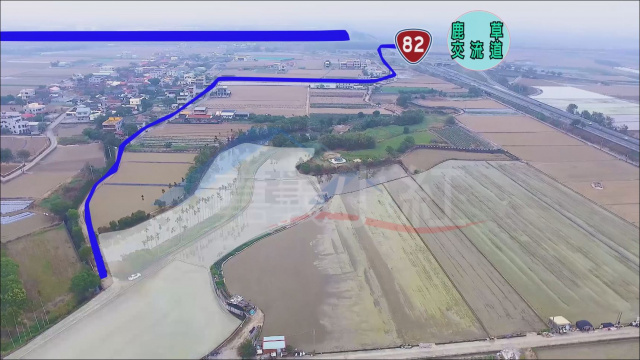 空拍環景..嘉義縣鹿草鄉近高鐵交流道附近農地**出售農地-1135**