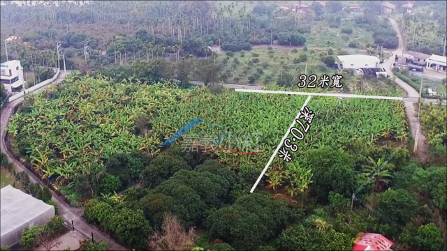 空拍環景..嘉義縣番路鄉近台三線旁一般農業區土地**出售農地-1142**