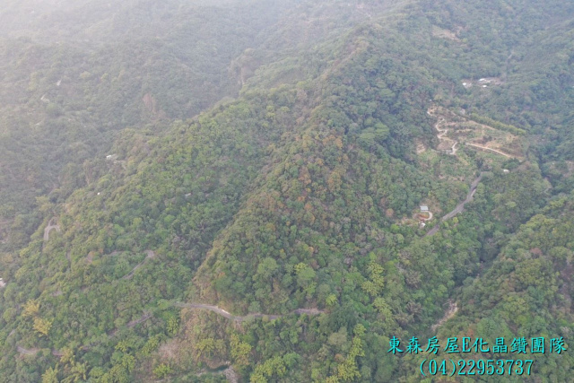 台中太平頭汴坑山田路旁，苗圃保值山坡地
