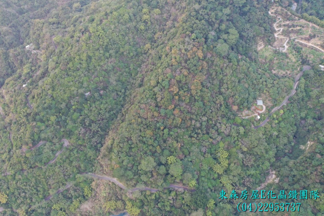 台中太平頭汴坑山田路旁，苗圃保值山坡地
