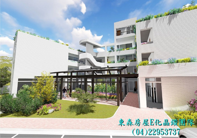 中清交流道旁，長照養護中心土地