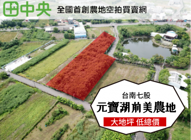七股臨大馬路元寶湖前美農地