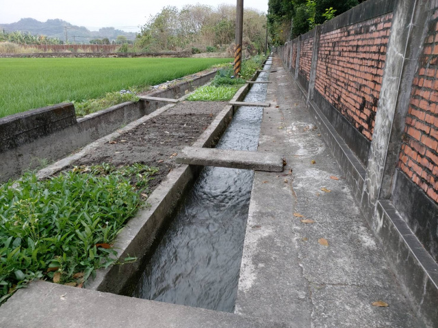 美濃龍肚鄉村田園水農地