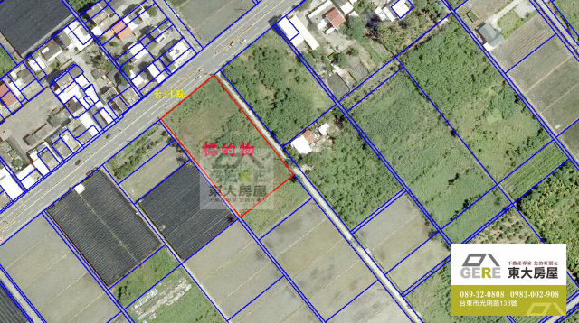 知本路二段省道旁農地