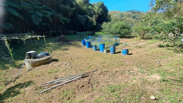 三灣山明水秀休閒魚池地送屋@環山抱水@退休首選
