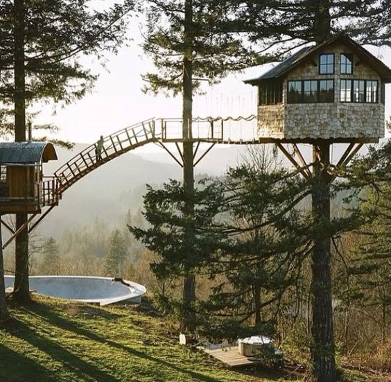 這20款樹屋，有可能是你小時候的夢想～