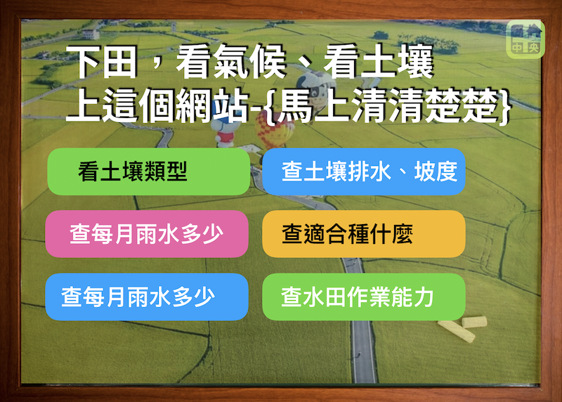 下田 種田播種上這個網站 一看就懂